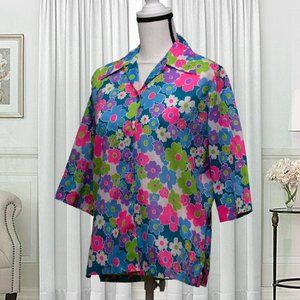 Vintage Primstyle Floral Shirt